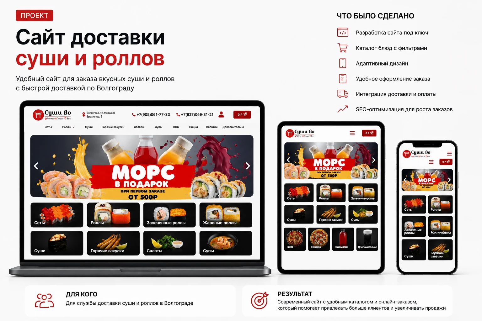 Сайт доставки суши и роллов — sushivo34.ru